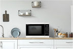 SHARP Countertop Microwave Oven with Removable 12.4" Carousel Turntable, 1100 Watt, 1.4 Cubic Feet, White