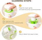 Vucchini Salad Dressing Shaker Mixer Bottle Homemade Salad Dressing Container - BPA Free Glass Juice Storage Ketchup