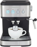 Espresso Maker 1.5L Capacity Coffee Machine with Milk Frother