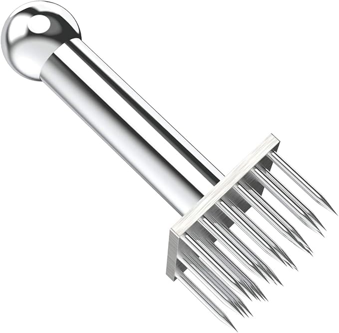 Professional Meat Tenderizer Tool Poultry Tenderizers with 28 Stainless Steel Blades Meat Mallet for Beef,Pork,Chicken