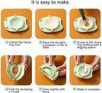Cartoon Dumpling Tool Little Pattern Lazy Maker Device Kitchen Utensils Gadget Sets Accessories