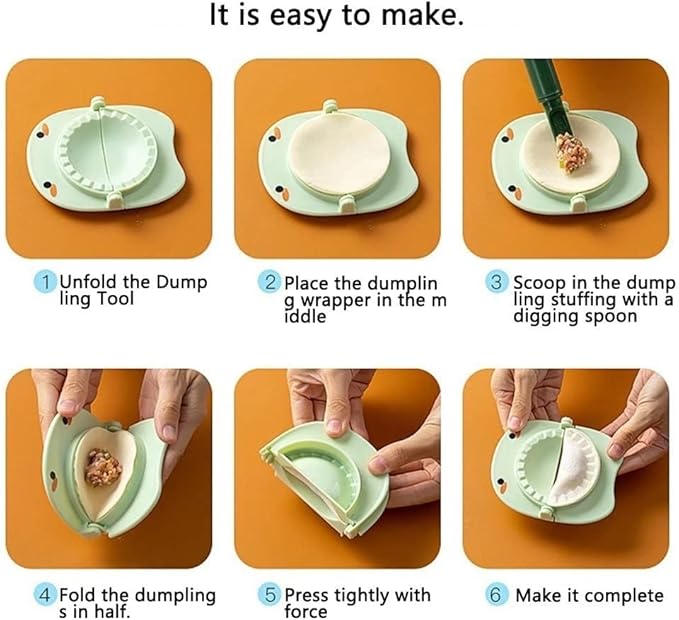Cartoon Dumpling Tool Little Pattern Lazy Maker Device Kitchen Utensils Gadget Sets Accessories