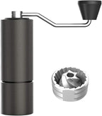 TIMEMORE Chestnut C2 Manual Coffee Grinder Capacity 25g with CNC Stainless Steel Tapered Burr - Internal Adjustable Setting, Double Bearing Positioning, French Press Coffee for Hand Grinder Gift