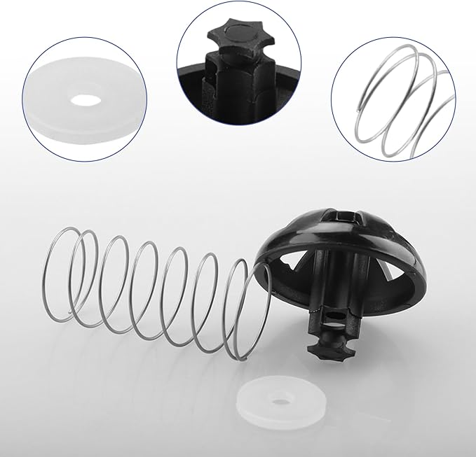 Coffee Maker Brewing Basket Spring Loaded Stopper Replacement Kit, 990117900 990237500 Replacement Parts Fits for Mr. Coffee, Black and Decker, Hamilton Coffee Maker(2 Pack)