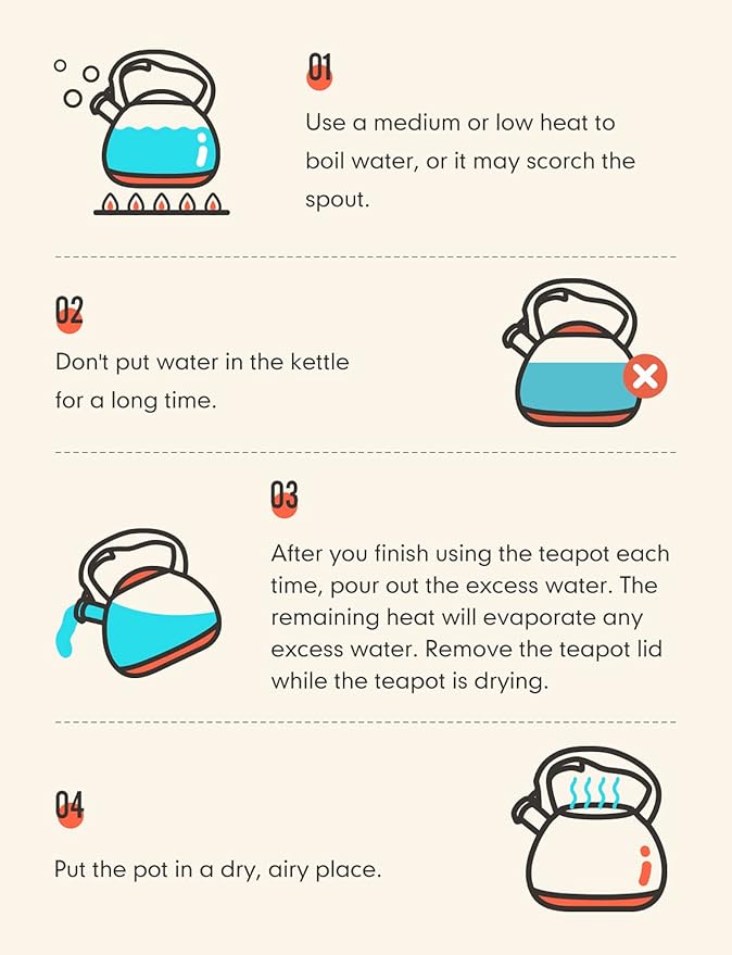 BELANKO 2.7 Quart Tea Kettle for Stovetops - Food Grade Stainless Steel Teapot with Loud Whistle, Cool-Touch Wood Pattern Handle, Rust-Resistant Whistling Kettle - Starry Gray