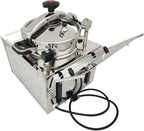110V 16L Commercial High Pressure Fried Chicken Stove 2.4KW Electric Countertop Pressure Fryer Stainless Steel Kitchen Frying Machine for Snack Bar Restaurant