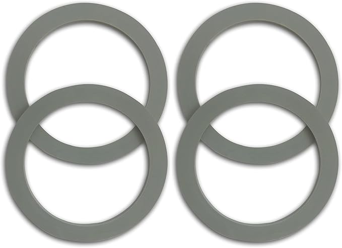 (4 Pack) Grey Blender Gasket, Compatible with Osterizer and Oster Blender Replacement Parts