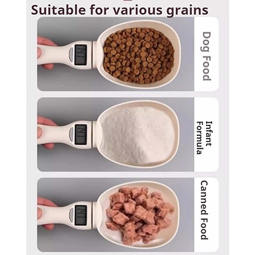 2026 New Electronic Measuring Spoon with Conversion,Digital Measuring Spoon Scale,800g / 0.1g High Precision with LCD Screen,Household Weighing Portable Tool for Pet Dog Cat Food (3SET)