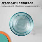 Pyrex Simply Store (8-Pack) Small Glass Food Storage Containers Set, (1 & 2 Cup) Meal Prep Containers With Plastic BPA-Free Lids, Dishwasher & Microwave Safe