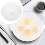 Toyvian Heart Shaped Microwave Egg Poacher Steamer Mold Egg Cooker Kitchen Specialty Cookware for Microwave Cooking and Breakfast Preparation