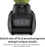 Taurus SEVILLA Countertop Blender | 48 oz Diamond Shaped Glass Jar | Touch Panel Controls with 6 Smart Pre Programmed Settings, 8 Speed Control & pulse function built-in | 550 watts