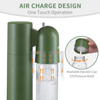 Sparkling Water Maker | Soda Beverage Machine | Soda Streaming Seltzer & Carbonator | 1L+0.5L BPA Free Bottles | Compatible Srew-in 60L CO2 (NOT Included) | Green