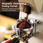 Reoszeank 51mm Espresso Accessories Kit, Coffee Distributor and Tamper Leveler, WDT Tool and Dosing Funnel Set Fits Delonghi CASABREWS and atatix 51 mm Espresso Machines and Portafilters