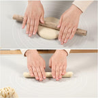 Silicone Pastry Mat 32"*24" Extra Thick Non Stick Baking Mat Food Grade Silicone Dough Rolling Mat with Edge Heightening Large