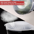 Pamperεd Chεf Large Micro Cookware 2 Quart, Pampered Bowls Chef, Microwave Steamer for Vegetables, Cooker for Microwave - BPA Free, Dishwasher Safe
