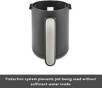 KARACA Hatır Turkish Coffee Maker, 5 Cups Electric Turkish Coffee Machine with Ember Mode, Automatic Temperature Control, Overflow Protection, Audible & Visual Alerts, Cream