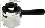 4 Cup Glass Espresso Coffee Carafe Compatible with Mr. Coffee, Krups, Salton, DeLonghi, Imusa, and espresso coffee maker Suitable for most espresso coffee makers on the market.
