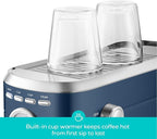 CASABREWS CM5418 Espresso Machine 20 Bar, Compact Espresso Maker with Steam Milk Frother, Stainless Steel Coffee Machine with 34oz Removable Water Tank for Cappuccino Latte, Sapphire Blue