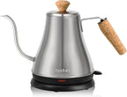 Bodum 27oz Melior Gooseneck Electric Water Kettle, Pour Over Coffee & Tea, Brushed Stainless Steel
