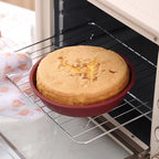 Baking Silicone 10-Inch Round Cake Pan Baking Mold, BPA Free, Non-Stick European-Grade Silicone, 2.16-Inches Deep