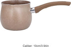 Mini Saucepan, Nonstick Butter Warmer Multi Milk Pot Stockpot Practical Small Melting Pot with Handle Pour Spouts
