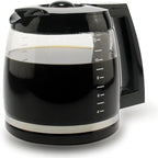 12-Cup Replacement Glass Carafe for Cuisinart Coffee Maker Models CHW-12, CHW-12P1, DCC-1100BK, DCC-1200, DCC-2650, DGB-550BK, DGB-550BK1 DGB-625BC, DGB-700BC, and SS-12 Part# DCC-1200PRC