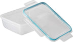 Snapware Plastic Total Solutions (10-Pack, Mixed Sizes) Food Storage Containers Set, Airtight & Leakproof Plastic Locking BPA-Free Lids Tupperware, Freezer Dishwasher Microwave Safe