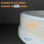 Paper Plate Dispenser Just for 10-1/16 inches Paper Plates, Under Cabinet Papers Plates Holder, can be Taken up and Down, Suitable for RV Travel and use for Under Kitchen cabinets