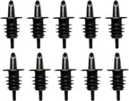 Hawaiian Shaved Ice Syrup Precise Control Bottle Pourers, Professional Pour Spouts for Snow Cone & Drink Flavors (10-Pack)