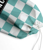 Plastic Bag Organizer, Blue And White Checkerboard Style Plastic Bag Storage,for Home Kitchen Travelling Camping Decor, use 1 Pack,Blue And White Checkerboard Pattern