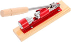 Generic Mechanical Walnut Nutcracker Clamp, Multipurpose Household Nut Opener Tool with Non-slip Handle, Red Metal Shell Cracker for Walnuts and Pecans, Kitchen Specialty Gadget for Easy