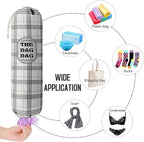 Classic Buffalo Check Plaid Grocery Bags Holder Organizer For Shopping Bags, Wall Mount Plastic Bags Storage Container Dispensers, Kitchen Housewarming Gifts For Women Family Friends Grandma Mom (A-9)