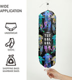 Reusable Grocery Plastic Bag Holde,for Home Kitchen Travelling Beach Camping Decor,Plastic Bag Organizer ， use 1 Pack，Marine life Jellyfish Pattern