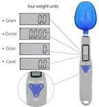3T6B Grams Digital Kitchen Measuring Spoon,Three Different Specifications Food Scale Spoon with Scale Design, Weight from 0.1 Grams to 500 Grams Support Unit g/oz/gn/ct (with 2 AAA Batteries)
