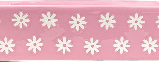 10 Strawberry Street Daisy Rectangular Baker, Pink