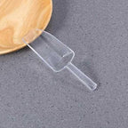 4.5 Inch Clear Plastic Multi-Purpose Scoops, Ice Scoop for Weddings, Candy, Dessert Buffet, Protein Powders, Specialty Tools and Gadgets