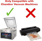 UltraSource - Chamber Machine Pouches 3 Mil Thickness, 7" x9", Pack of 1000 Vacuum Chamber Pouches, BPA-Free Pre-Cut Chamber Vacuum Sealer Bags with tear notch