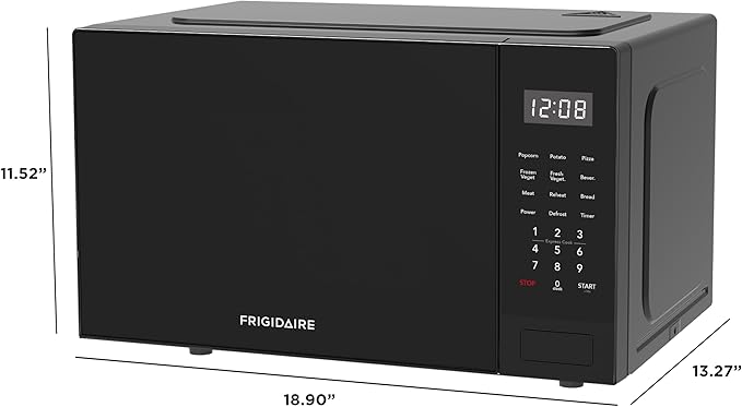 Frigidaire 0.9-Cubic-Foot Microwave Oven, Black