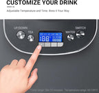 Joydeem Hot Tea Maker, Glass Electric Kettle with Auto Lift Tea Infuser and Temperature Control, 1.7L, JD-ZC6088G