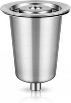FIRJOY Stainless Steel Reusable Filter Cup, Compatible with Cuisinart SS-RFC HomeBarista Coffee Makers (1 Pack)