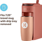 Keurig K-Mini Mate Single Serve K-Cup Pod Coffee Maker, Brews Up to 12 oz Cup, Compact Portable Coffee Machine for Small Spaces, Great for Dorms & Offices, Red Rocks