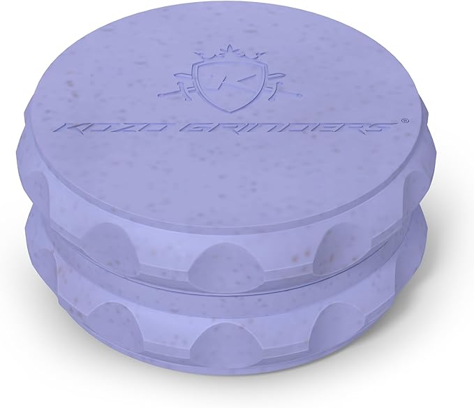 Kozo 2.5" Grinder 2-Piece Strong Grip (Blue)