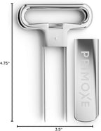 Ah So Two Prong Wine Cork Remover with Bottle Opener - Professional Stainless Steel Puller - Extractor For Opening & Vintage Collecting - for Connoisseurs & Collectors to Uncork