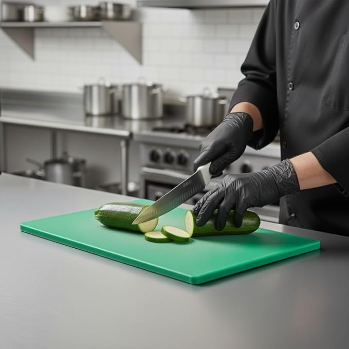 TrueCraftware- Cutting Boards for Kitchen 18" X 12" X 1/2” Assorted Colors Set of 6- Color Coded Durable Kitchen Cutting Board Chopping Board Non Slip Cutting Mat for Meat Vegetables Dishwasher Safe