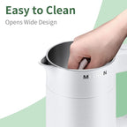 0.6L Small Electric Kettles Stainless Steel, Travel Mini Hot Water Boiler Heater, Double Wall Cool Touch Portable Teapot, Auto Shut-Off & Boil-Dry Protection, 120V/800W, 2 Year Warranty (white)