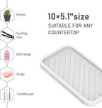 EG-SIPRO Silicone Sink Organizer Tray, WHWH Color, Unisex, 2-Pack