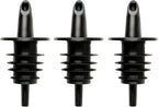 Hawaiian Shaved Ice Syrup Precise Control Bottle Pourers, Professional Pour Spouts for Snow Cone & Drink Flavors (3-Pack)