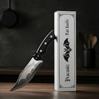 Pracaniz Bat Design Kitchen Knife - Unique Gothic Themed Cutlery, Stainless Steel Blade with Decorative Handle for Cooking and Collecting