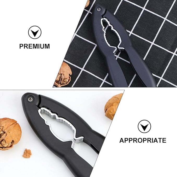 Cabilock Handheld Walnut Opener and Nutcracker Pliers Set, Abs Handle Nutshell Opening Tool for Efficient Walnut and Pine Nut Shelling, 2pcs Kitchen Specialty Gadgets for Home Use