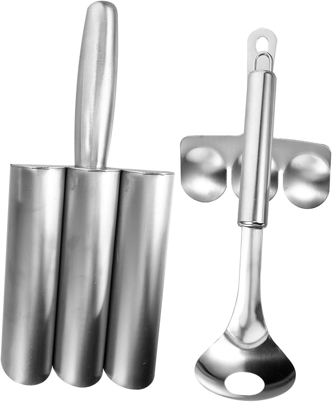 1set Stainless Steel Meatball Maker Set Kitchen Gadget for Meatballs Shrimp Balls Easy to Use Lightweight Kitchen Tool for Home Cooking and Hot Pot